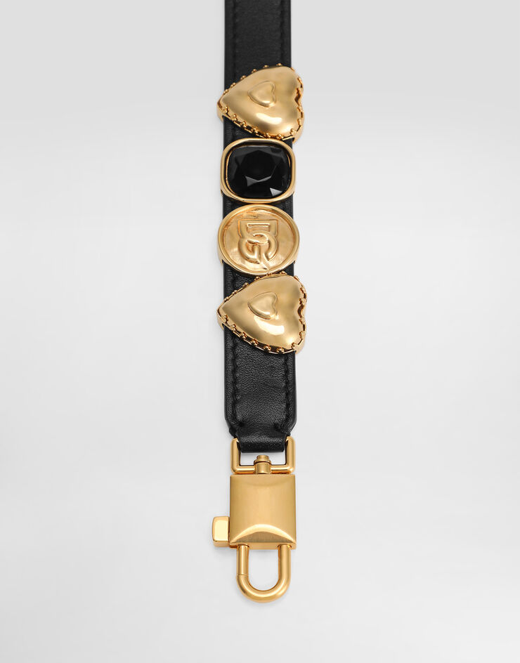 Dolce & Gabbana 小牛皮肩带 黑 BI3415AV195
