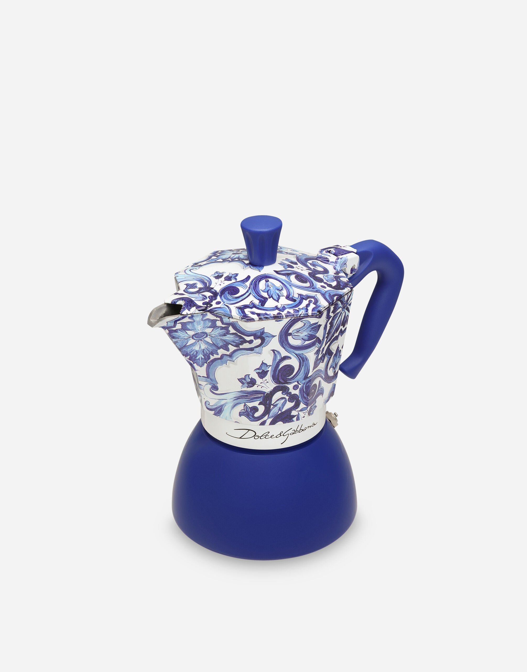 限定品 BIALETTI DOLCE&GABBANA ドルチェ&ガッバーナ　青 ドルチェ＆ガッバーナ(Dolce&Gabbana)と ビアレッティ(Bialetti