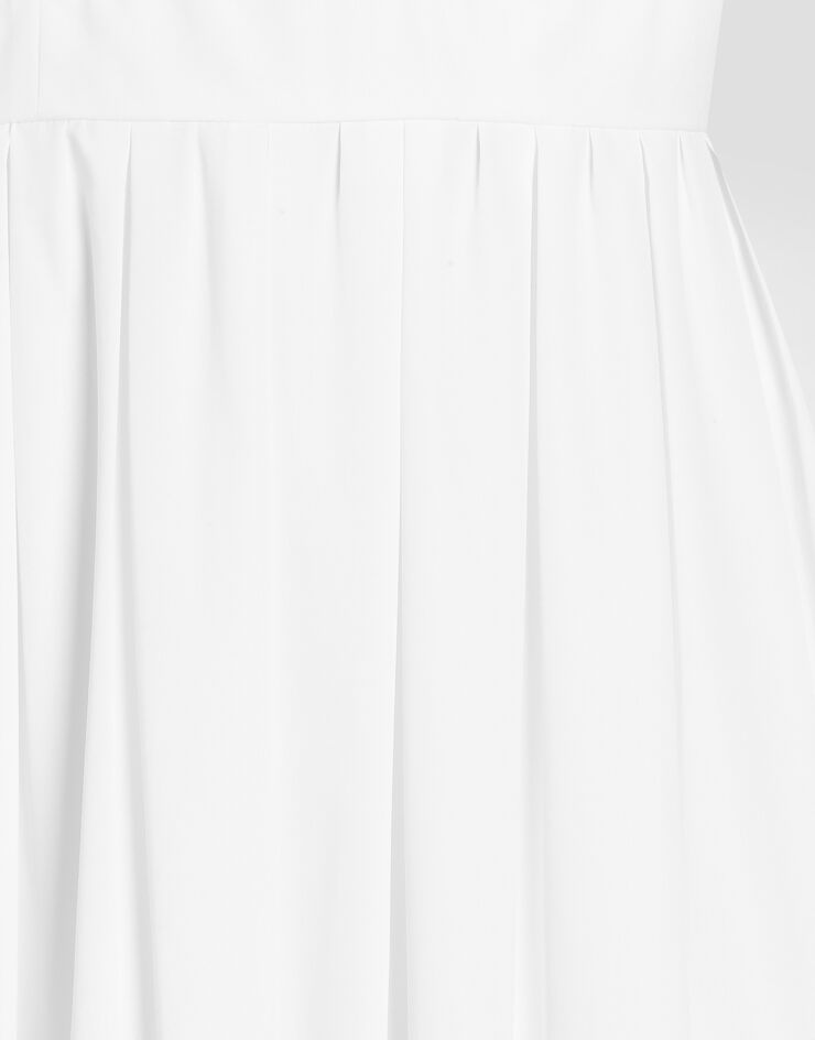 Dolce & Gabbana 短款府绸连衣裙 White F60F9TFU61A