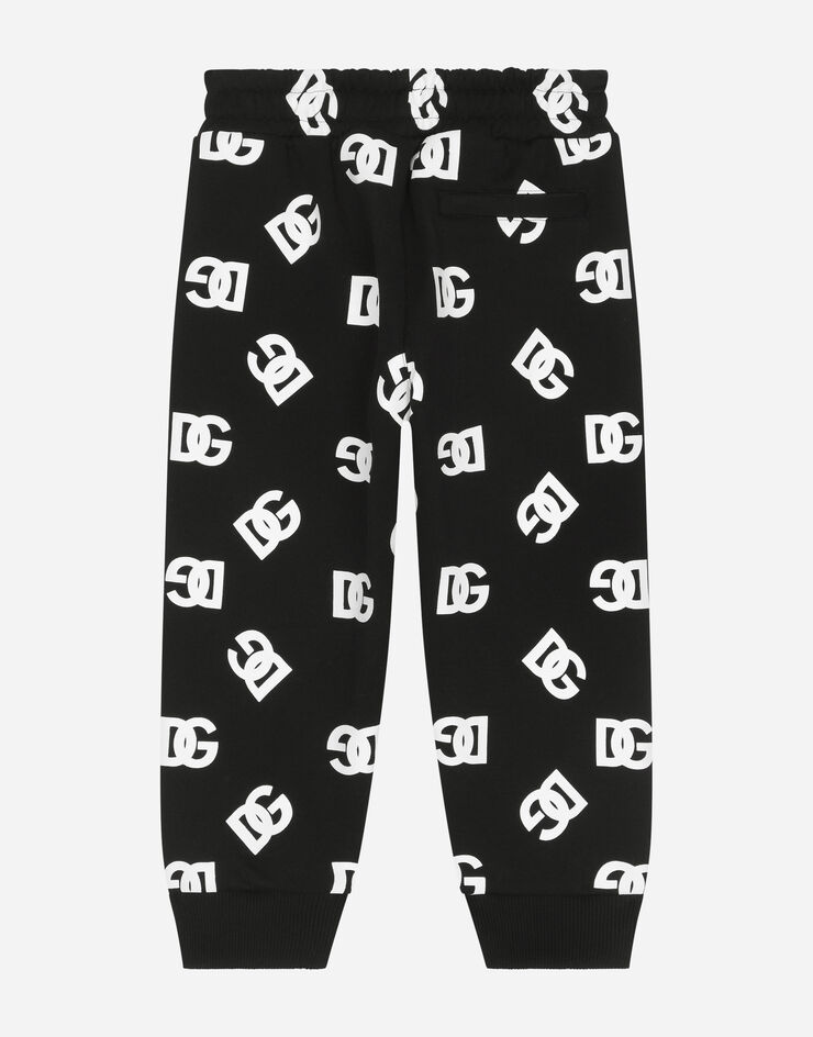 Dolce & Gabbana Pantalones de chándal de punto estampado logotipo DG Multicolor L4JPGJG7F5P