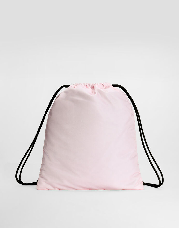 Dolce & Gabbana Nylon backpack with printed logo Multicolor EM0050AZ589