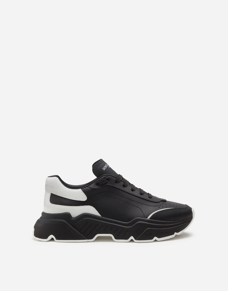 Calfskin nappa Daymaster sneakers in Black/White for Men | Dolce&Gabbana®