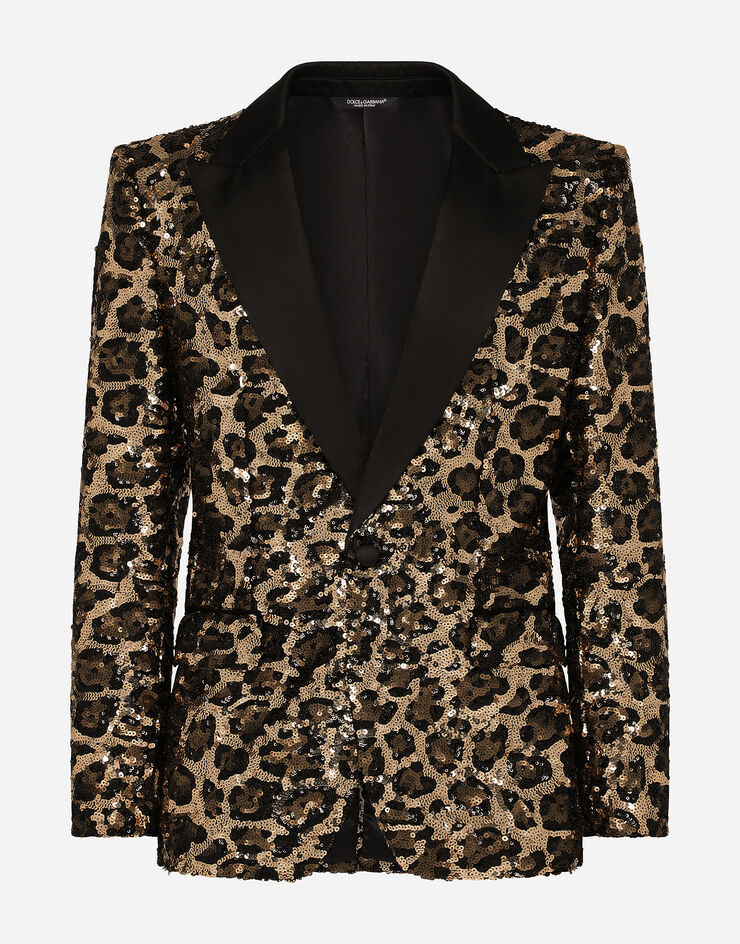 Dolce & Gabbana Sequined Sicilia-fit jacket Multicolor G2SM5TFLSCO
