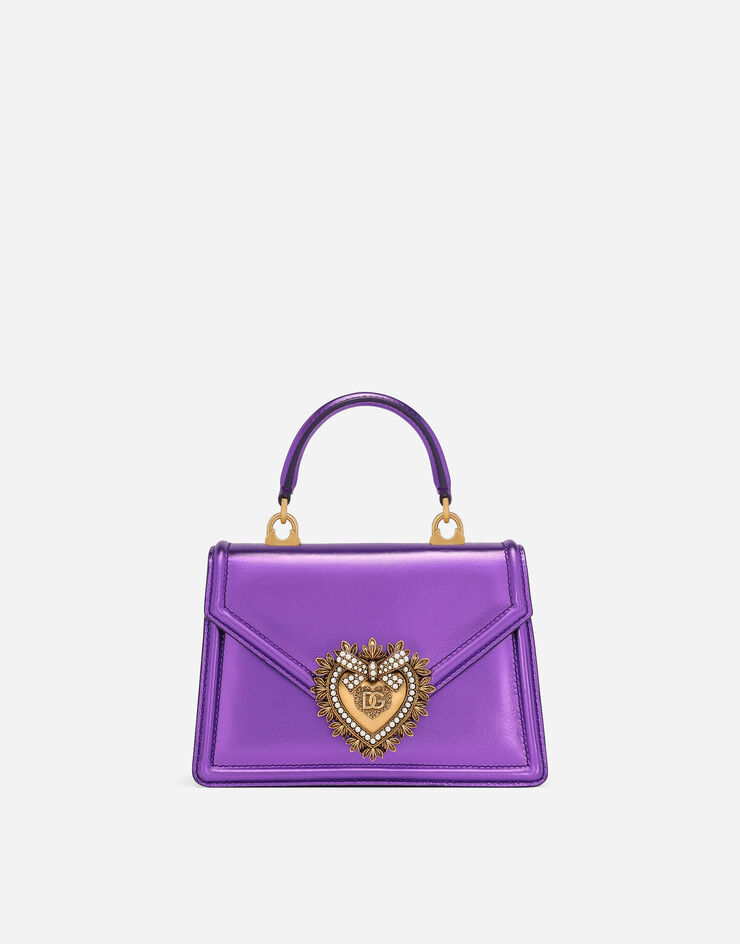 Dolce & Gabbana Sac à anse supérieure Devotion petit format Violet BB6711A1016