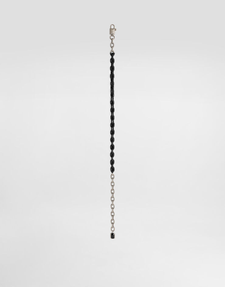 Dolce & Gabbana Brass and calfskin belt Black BE1669AW118