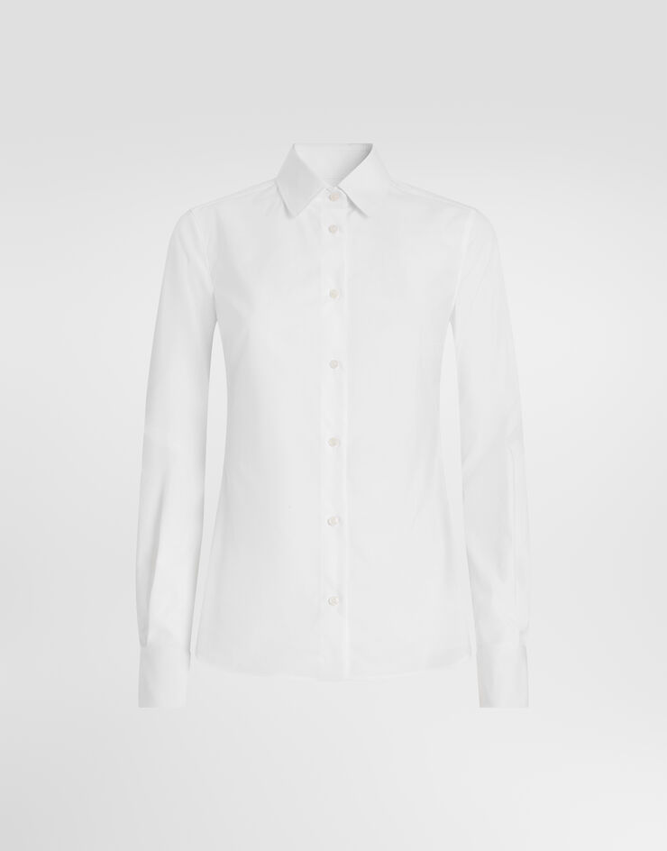 Dolce & Gabbana Poplin shirt Dolce & Gabbana Poplin shirt White F5G19TFUEFM