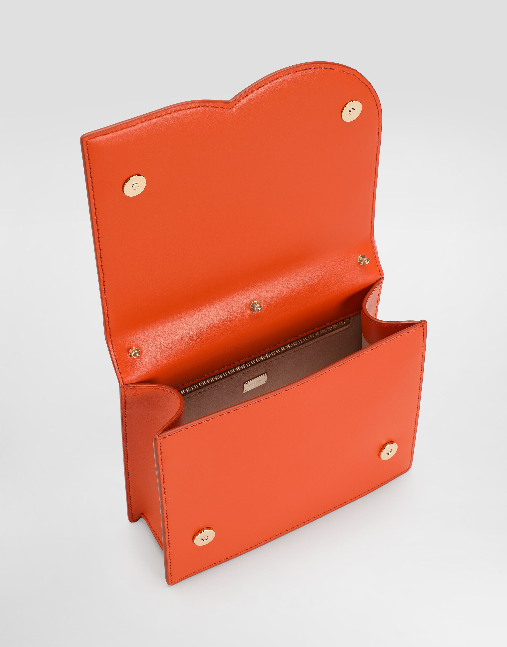 Calfskin DG Logo Bag crossbody bag in Orange for Women