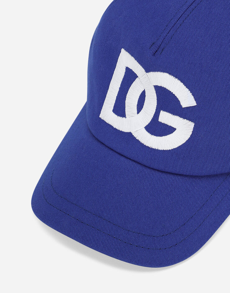 Dolce&Gabbana Baseball cap with DG logo embroidery Multicolor LB4H80G7KU2