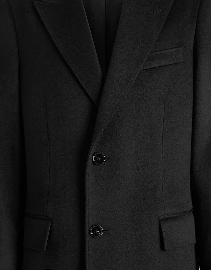 Dolce & Gabbana Single-breasted cashmere coat Dolce & Gabbana Single-breasted cashmere coat Black G052WTFU2D1