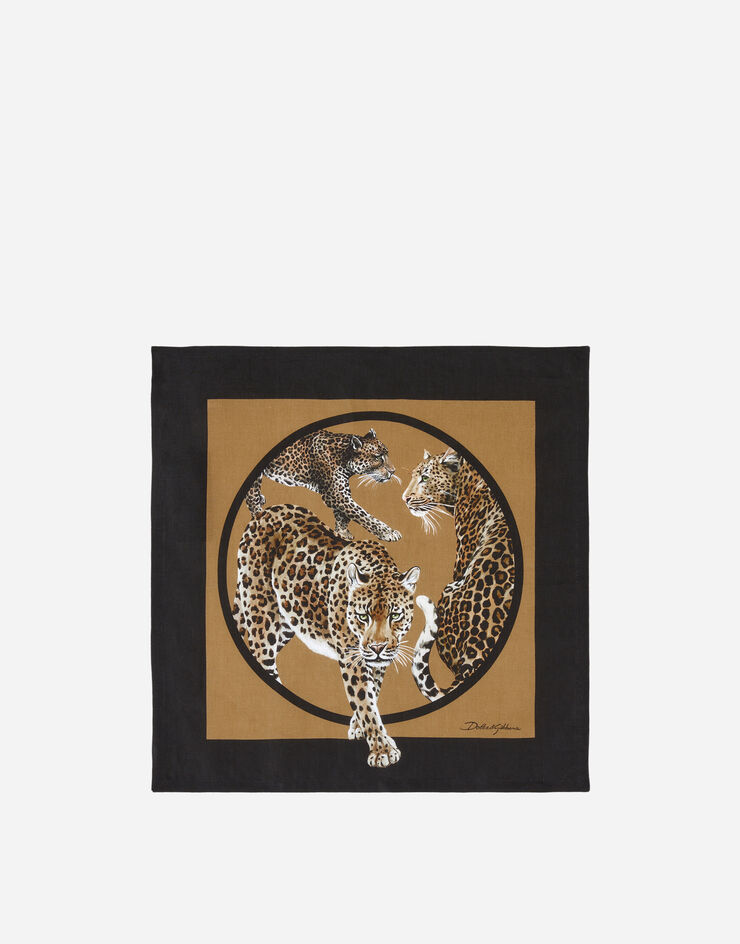 Dolce & Gabbana Set of 2 Linen Napkins Mehrfarbig TCGS05TCAH0