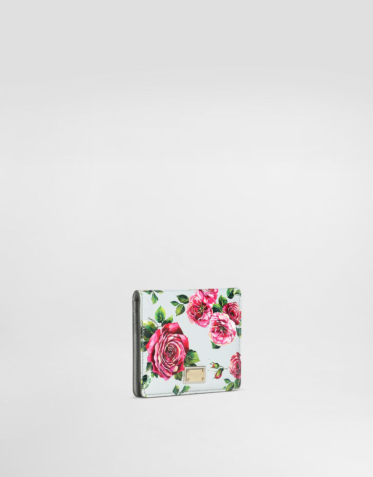Dolce & Gabbana 亮泽小牛皮钱包 版画 BI3339A6O23