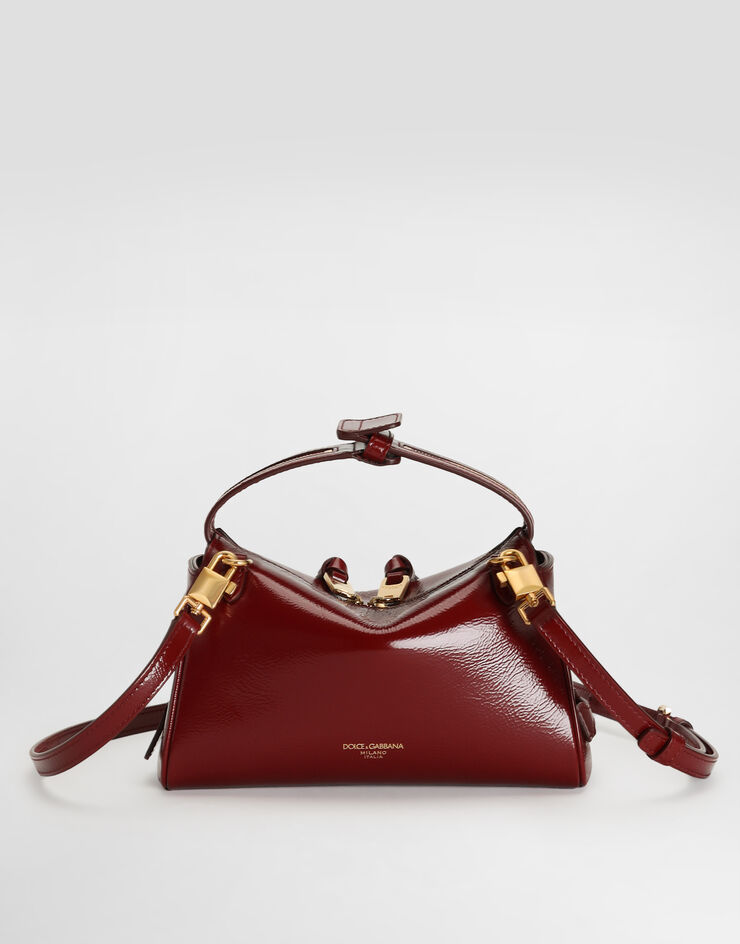Dolce & Gabbana Vittoria calfskin handbag Red BB7889AZ000