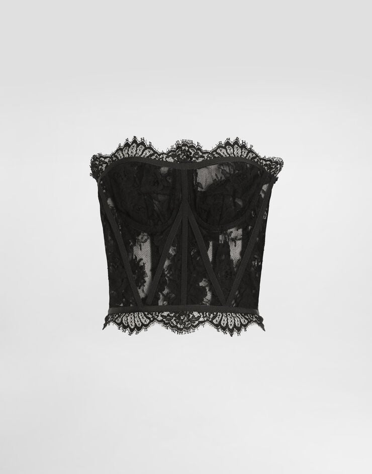 Dolce & Gabbana Lace bustier Black F72X4THLMQJ