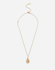 Dolce & Gabbana Necklace with Virgin Mary medallion Gold WAEJ3GW0001
