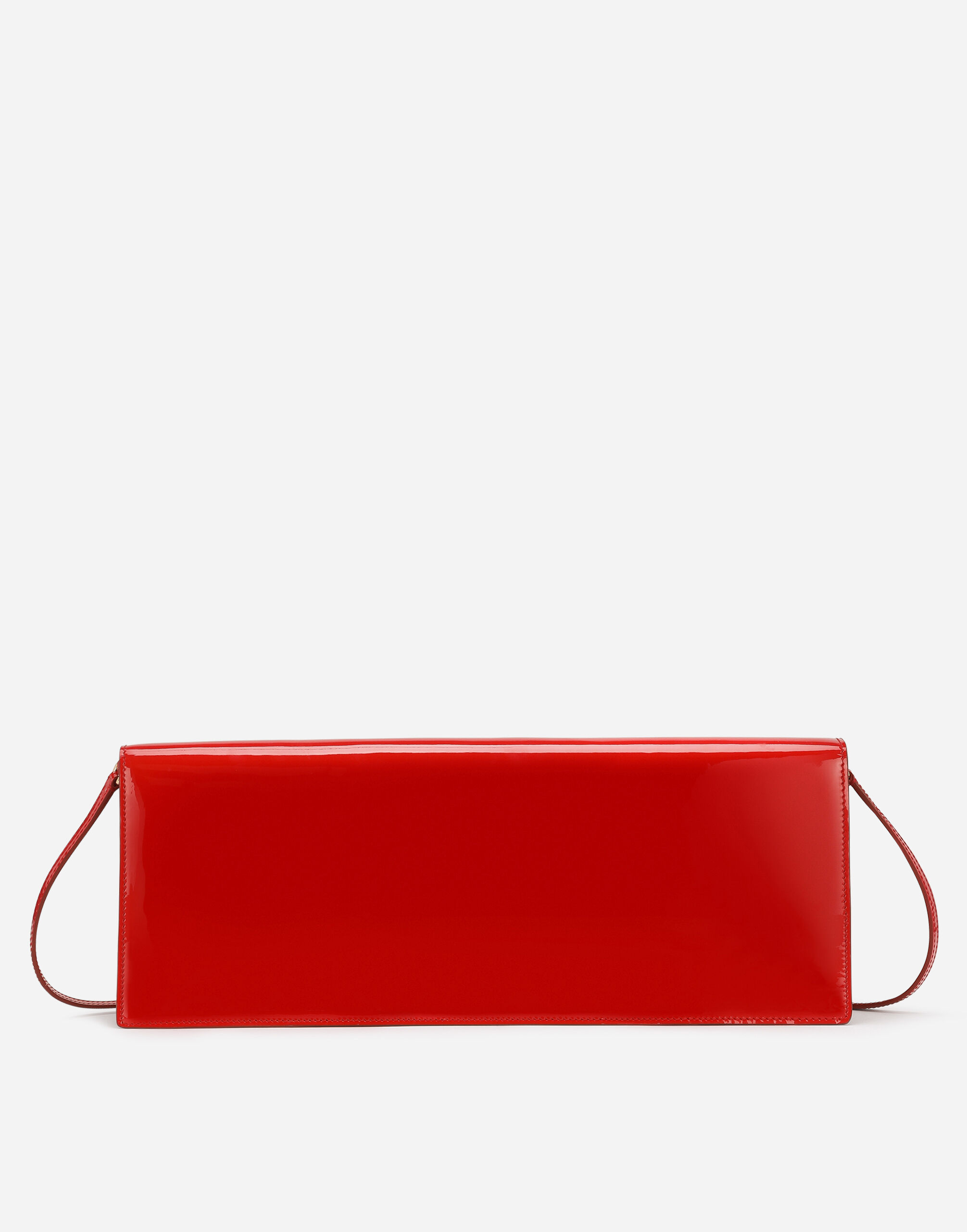Patent leather DG Logo Baguette bag in Red for Dolce Gabbana US