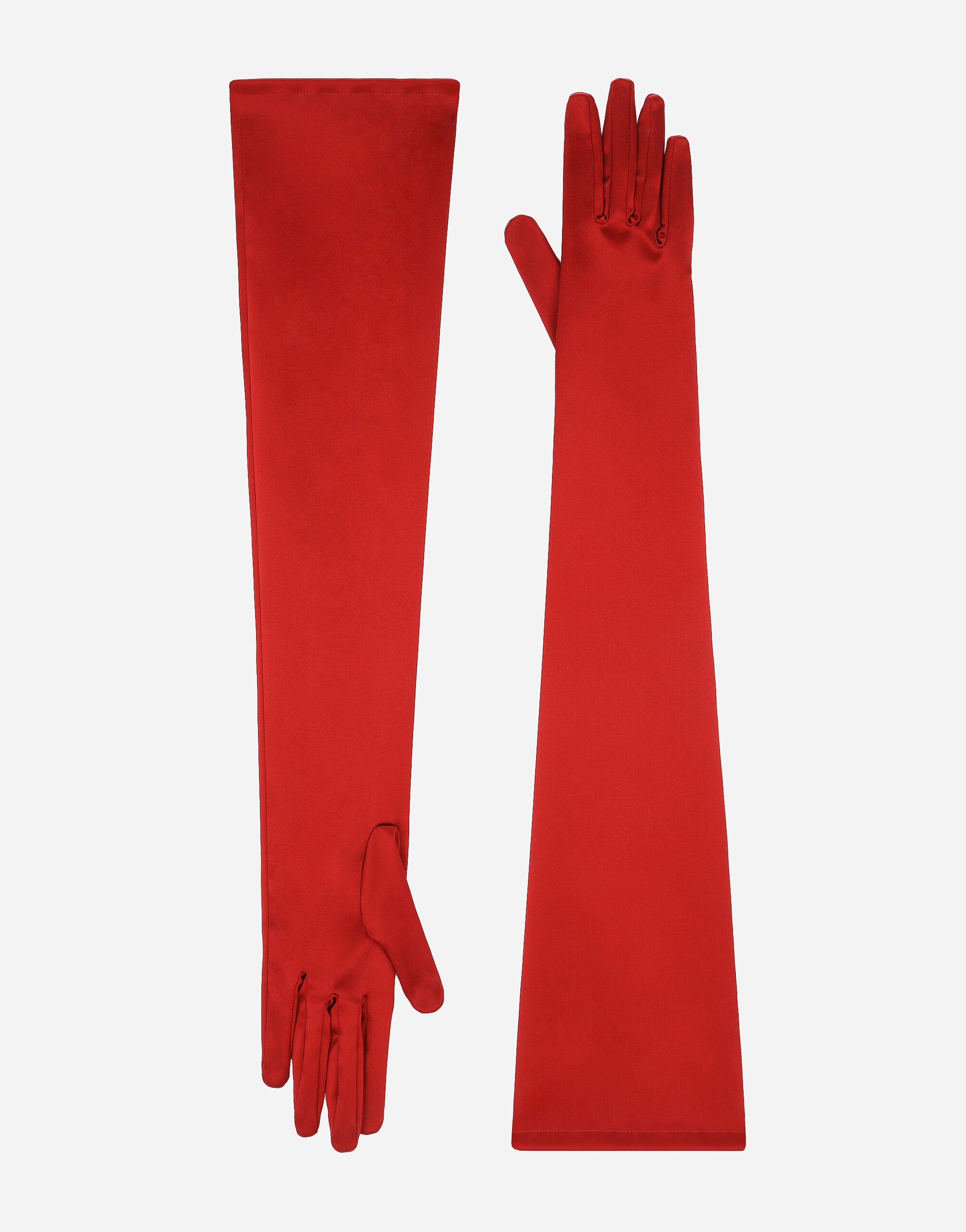 Dolce & Gabbana Long satin gloves Multicolor FTAIADG8EZ8