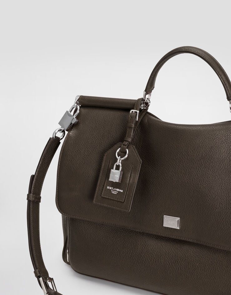 Dolce & Gabbana حقيبة يد My Sicily من جلد عجل Dolce & Gabbana حقيبة يد My Sicily من جلد عجل بني BM2757B0370