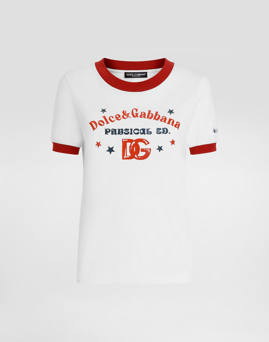 Jersey t-shirt with print