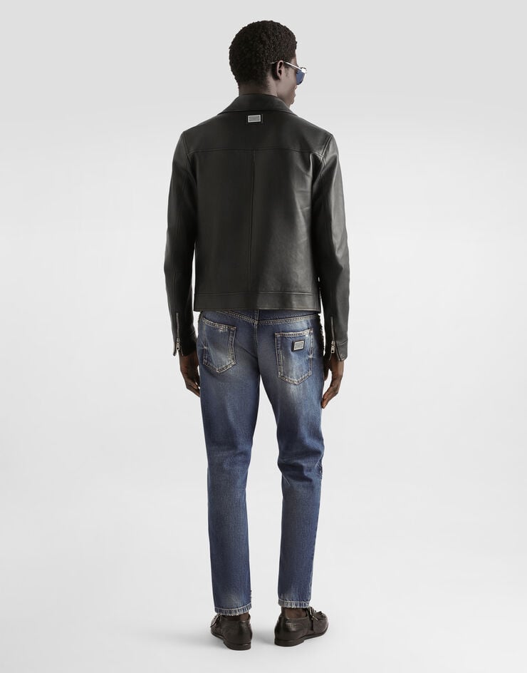 Dolce & Gabbana Denim trousers Multicolor GYJDAZG8OK1