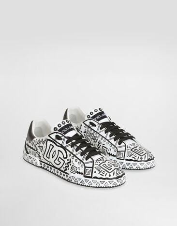 Dolce & Gabbana سنيكرز Portofino من جلد عجل Multicolor CS2464A3S57