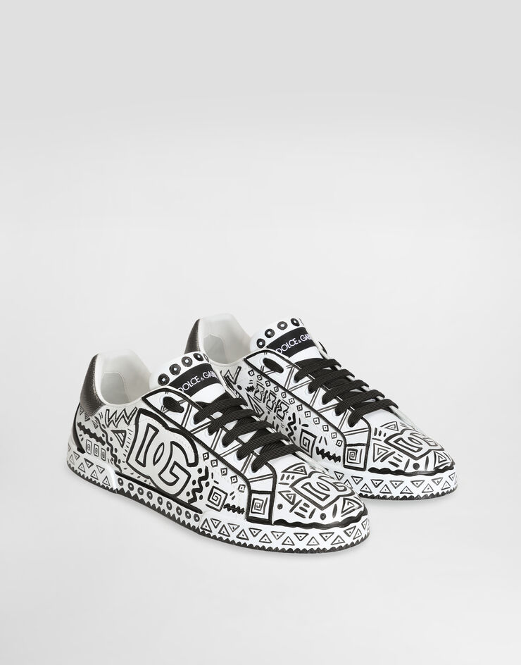 Dolce & Gabbana سنيكرز Portofino من جلد عجل Multicolor CS2464A3S57
