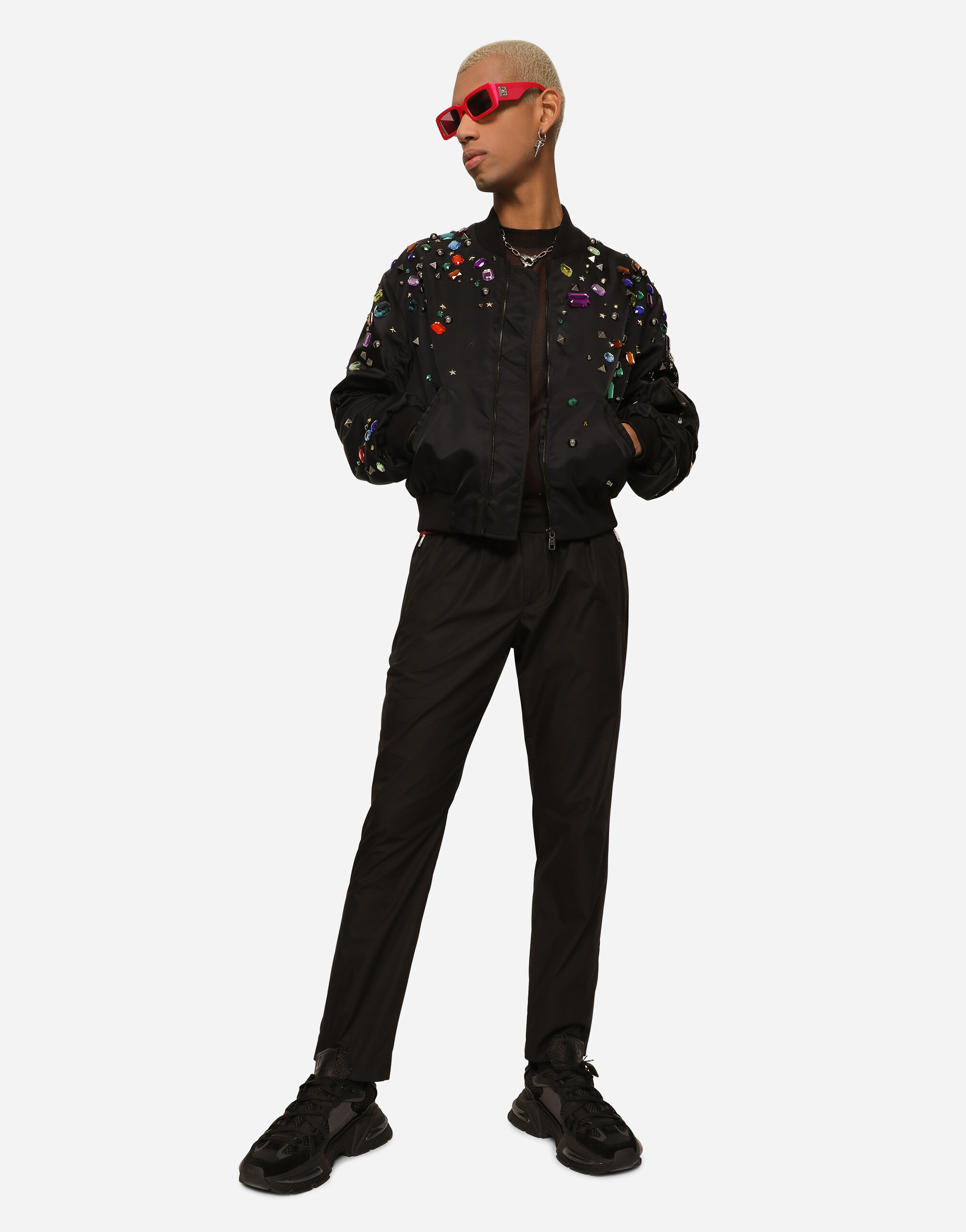 ブラックのメンズ ジョギングパンツ コットン | Dolce&Gabbana®