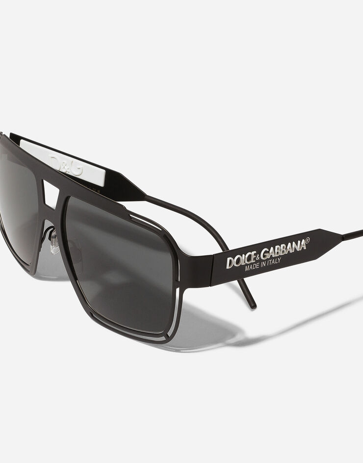 Dolce & Gabbana Sonnenbrille DG Logo SCHWARZ VG2270VM687