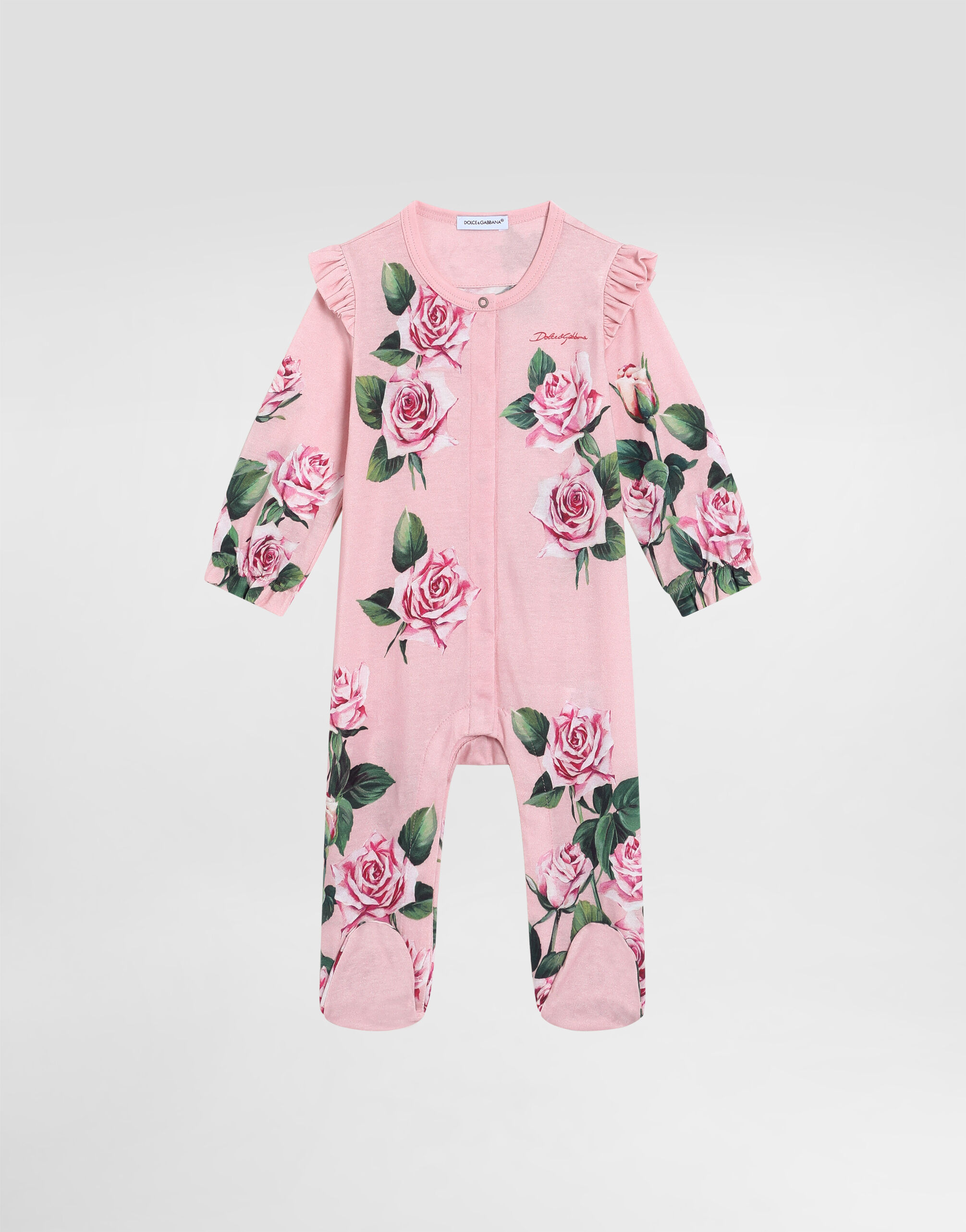3-piece jersey gift set with rose print in Print for Girls