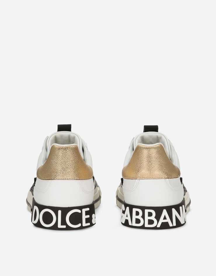 Dolce & Gabbana Calfskin 2.Zero Custom sneakers with contrasting details White CS1863AO222