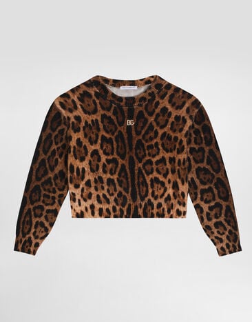 Dolce & Gabbana Printed fleece pullover Print L5KWK5JDVDT