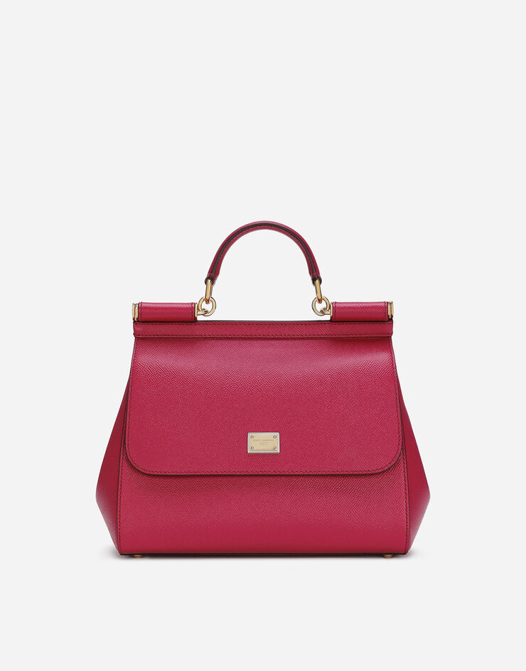 Dolce & Gabbana Sac à main Sicily grand format Fuchsia BB6002A1001