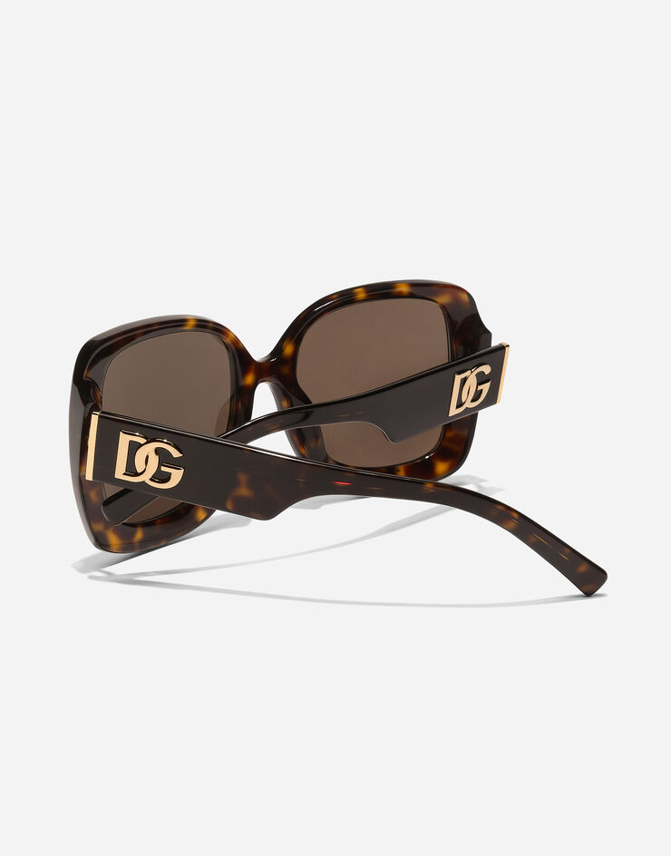 Dolce & Gabbana DG Crossed Sunglasses Havana VG4513VP273