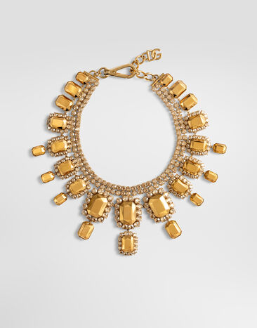 Dolce & Gabbana Necklace with stones Gold WNT2X3W1111