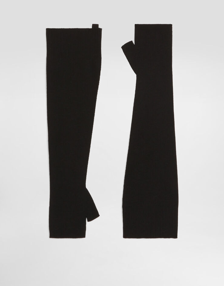Dolce & Gabbana Rib knit gloves Black FX06KTJBVZ0
