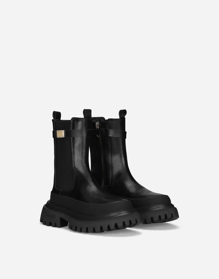 Dolce&Gabbana 小牛皮短靴 黑 D11221AW576