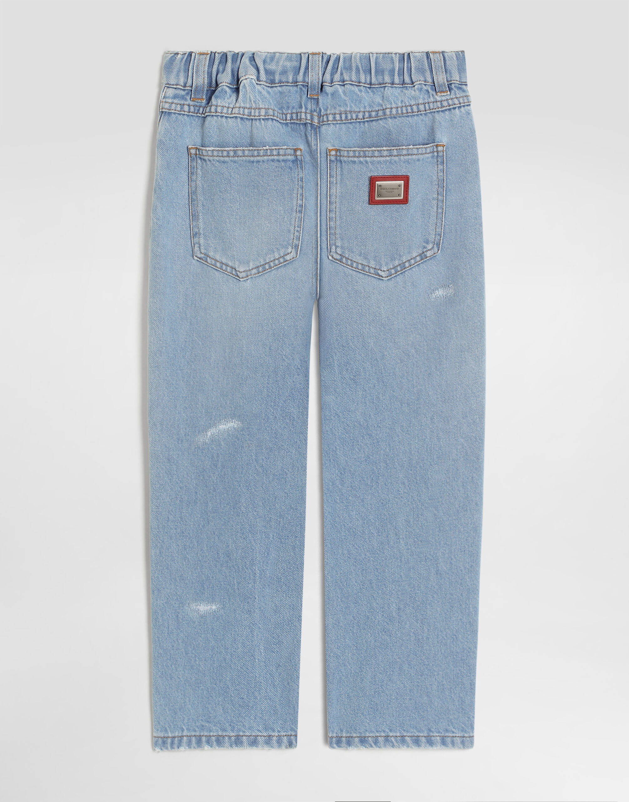 DOLCE & GABBANA メンズデニム 5-pocket denim trousers in Blue for Boys | Dolce&Gabbana®