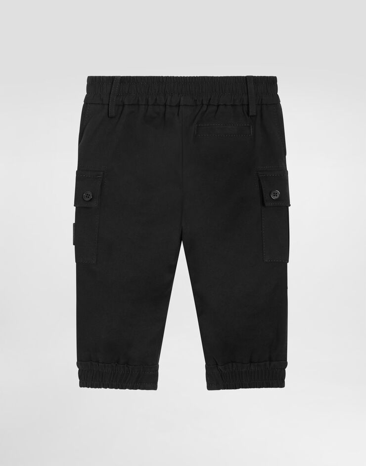 Dolce & Gabbana Gabardine cargo trousers Dolce & Gabbana Gabardine cargo trousers Black L15P22FUFJH