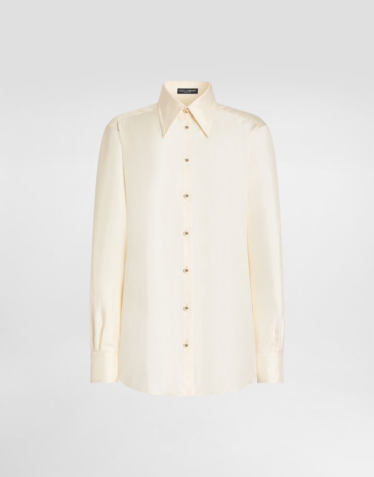 Dolce & Gabbana Silk shirt White F5S36TGDDW6