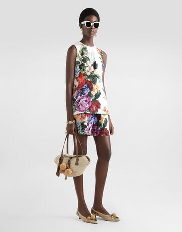 Dolce & Gabbana Flower bouquet-print top Print F7BA0TFSRQU