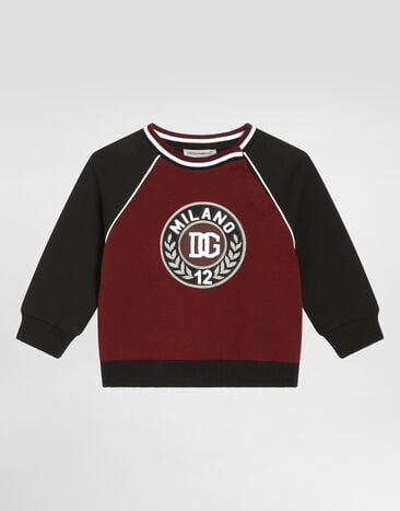 Dolce & Gabbana Sweatshirt with appliqués and embroidery Multicolor L1JWNIG7PUT