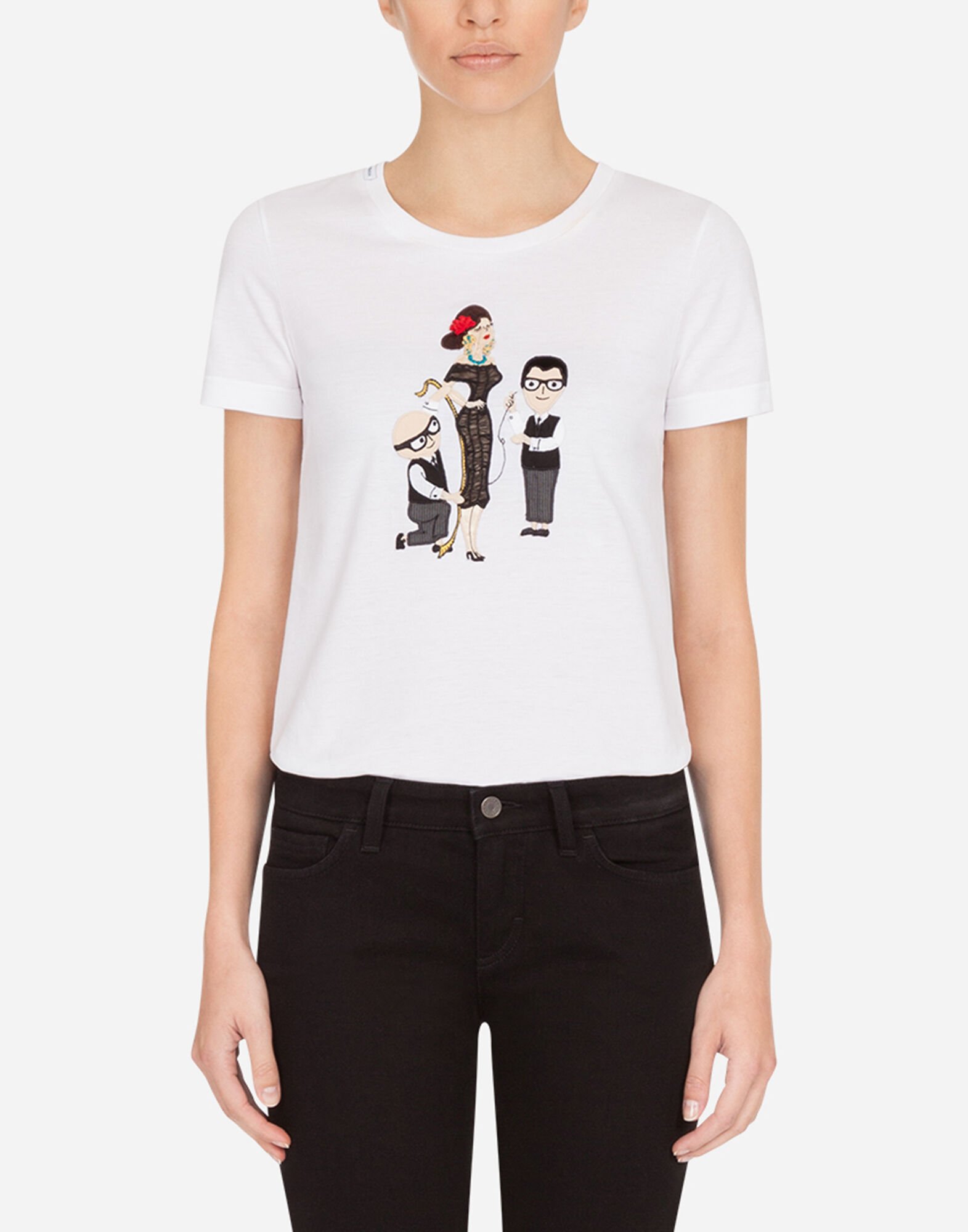 Jersey t shirt with DG Family print