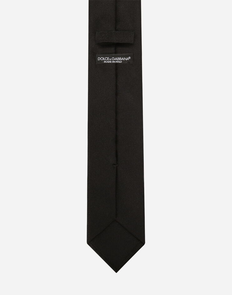 Dolce & Gabbana Silk tie Black FT069RG0U05
