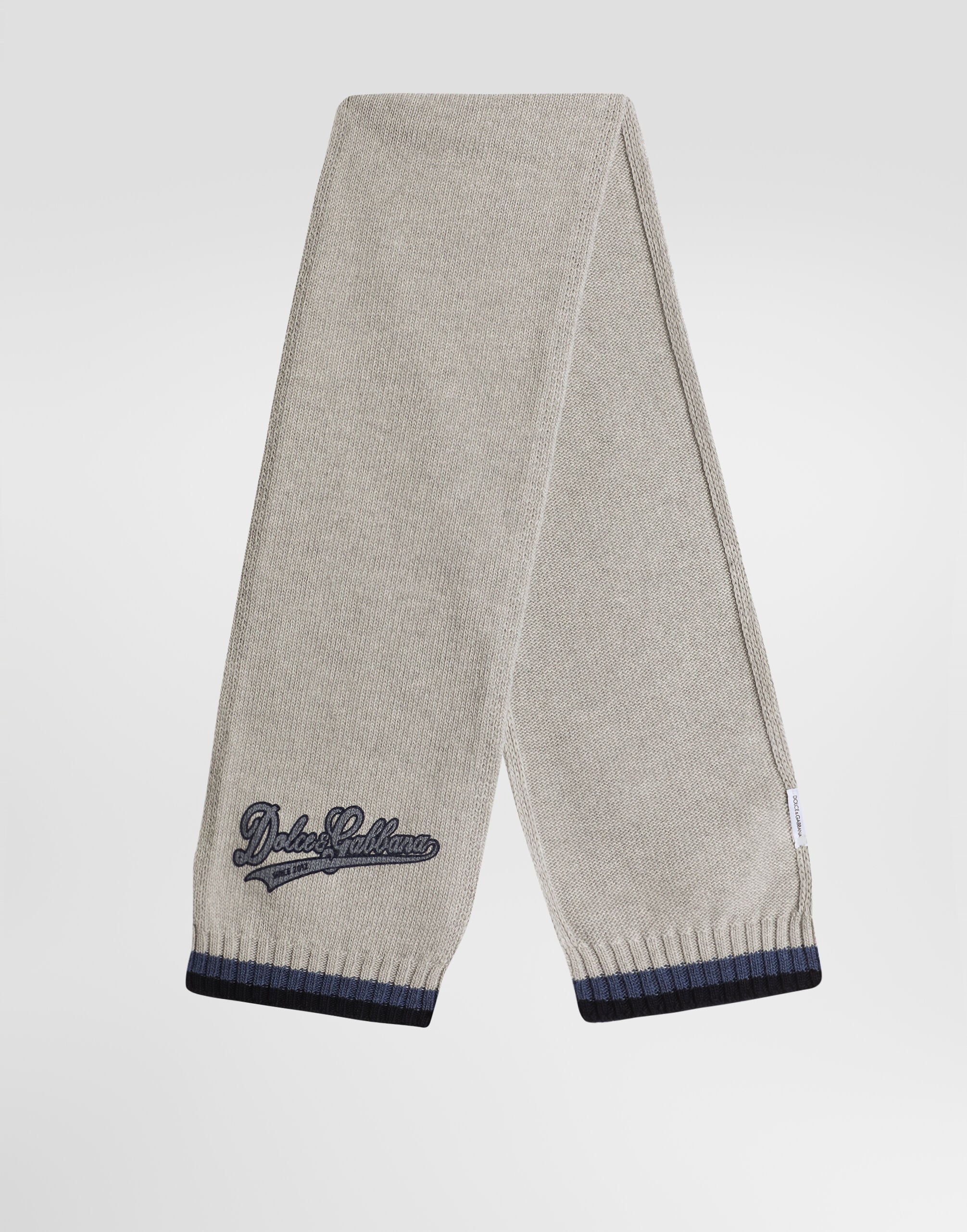 Knit scarf with logo in for Boys | Dolce&Gabbana® US