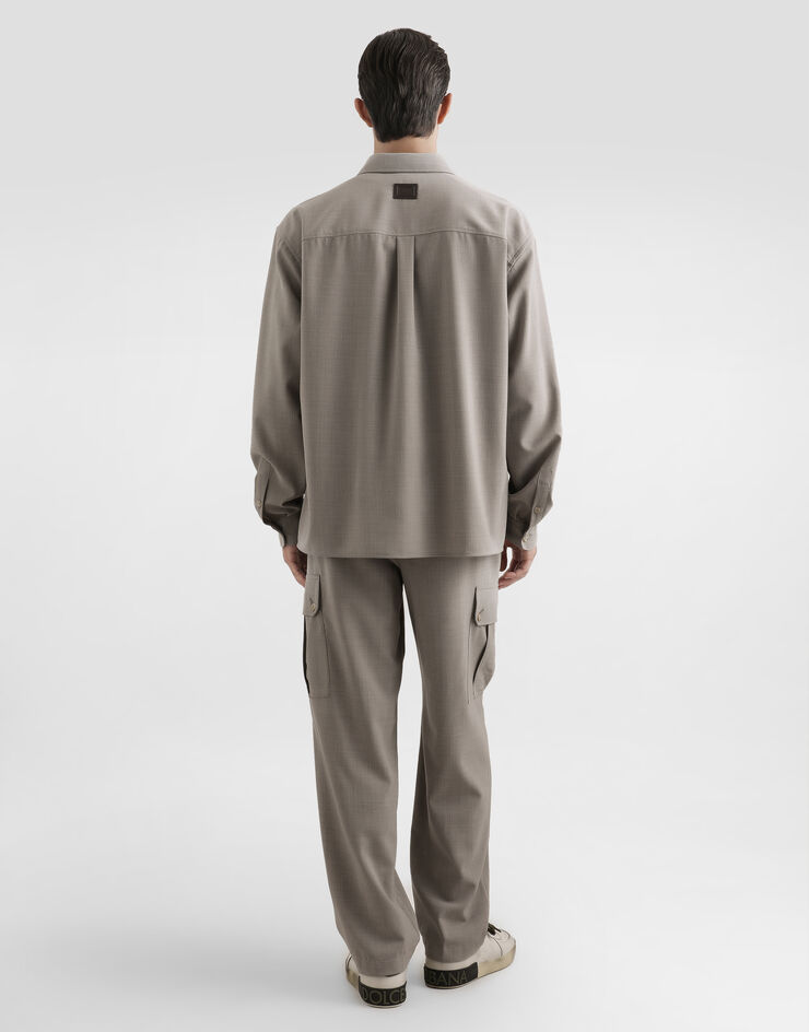 Dolce & Gabbana Wool canvas trousers Dolce & Gabbana Wool canvas trousers Multicolor GP1O0THU2BP