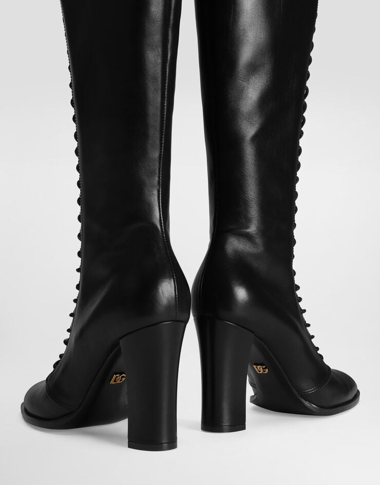 Dolce & Gabbana Calfskin boots Dolce & Gabbana Calfskin boots Black CU1361A3T95