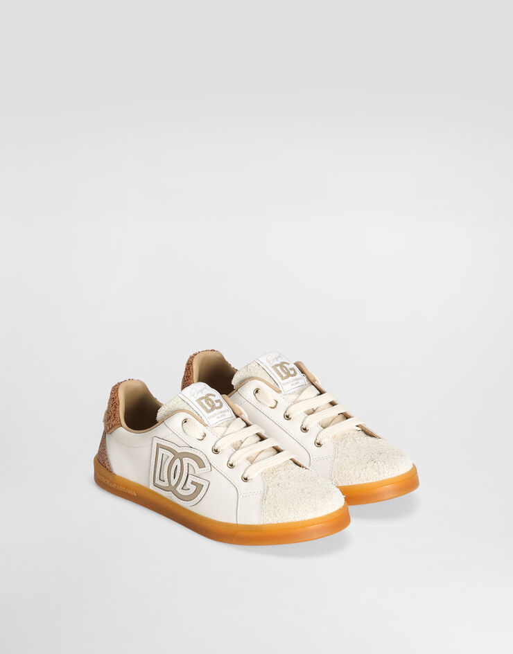 Dolce & Gabbana DG Original sneakers in split calfskin  D11423A0661