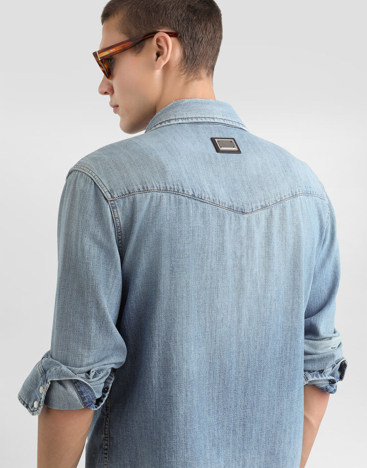 Dolce & Gabbana Denim shirt Dolce & Gabbana Denim shirt Multicolor G5OD5DG8OJ3