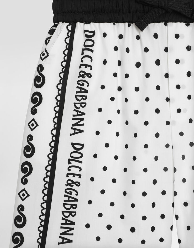 Dolce & Gabbana Bandanna-print poplin shorts Print L43Q47FI5KQ