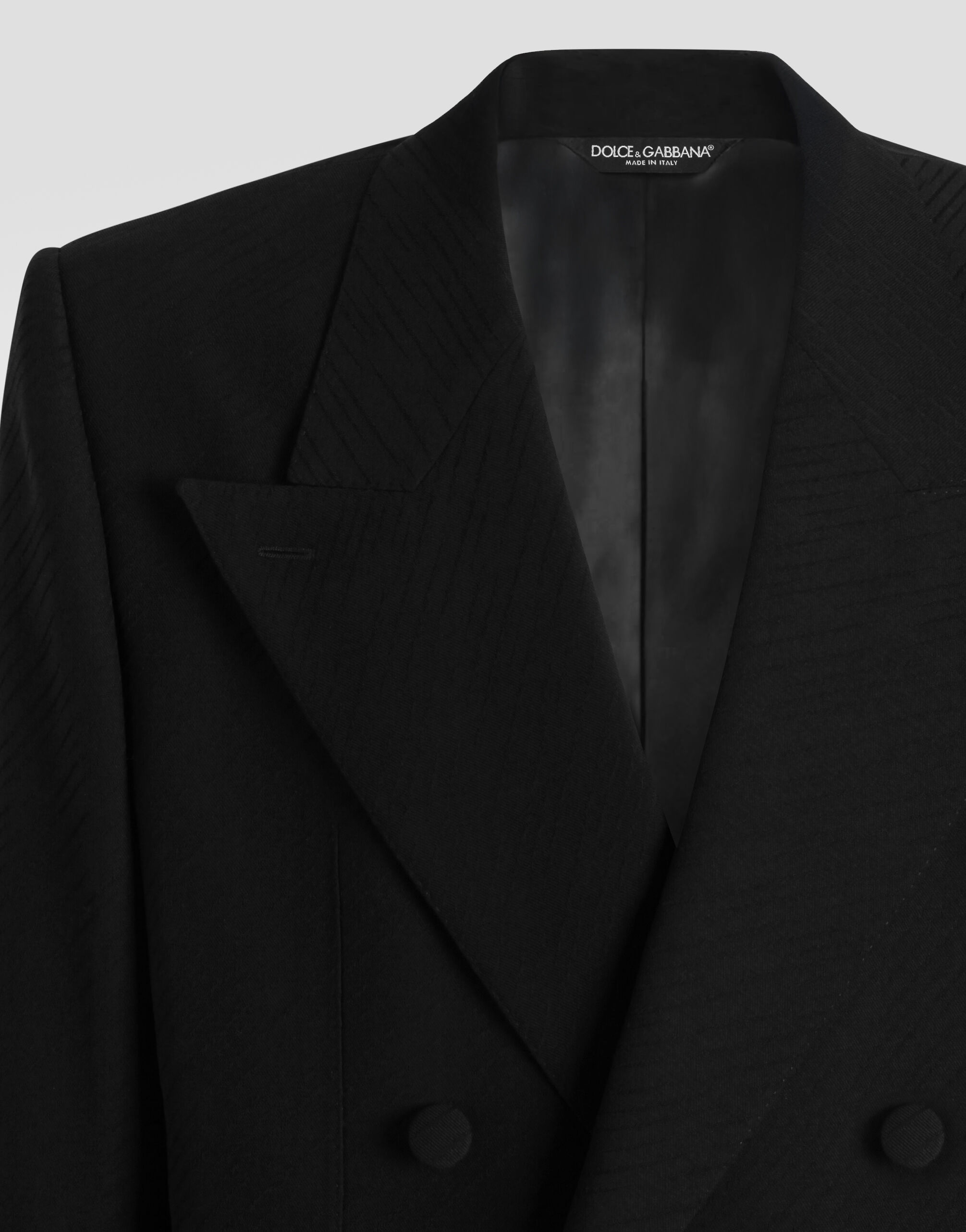 Sinatra double-breasted jacket in wool jacquard - thumbnail 3
