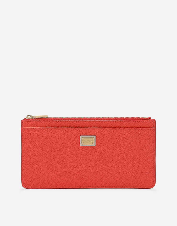 Dolce & Gabbana Tarjetero grande Naranja BI1265A1001